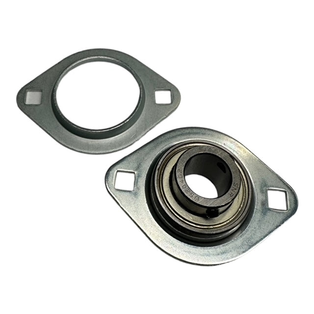 SNR USPFL204 Flanschlagereinheit oval 20x47x25mm