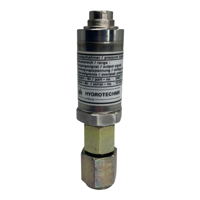 Hydrotechnik 3403-18-A4.33 Druckaufnehmer 0-600Bar / 0-20mA / 9-30V / 1200Bar