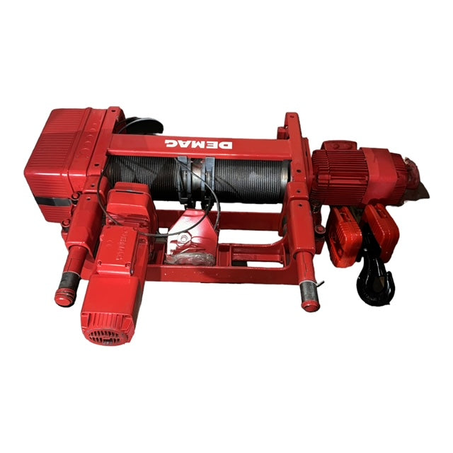 DEMAG Seilzug, Seilwinde, Kran, 3600Kg / Hackenweg: 12m / Seildurchmesser: 7,5mm